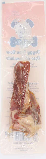 עצם חזיר טבעית עם בשר