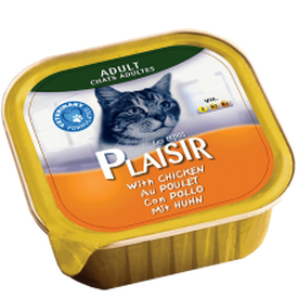 Plaisir – מעדן לחתול בטעם עוף