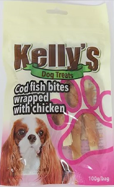 Kelly’s רצועות דג קוד ועוף